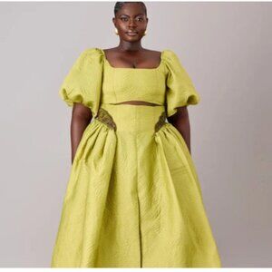 Christie Brown 2-Piece Green Organza Set – New with Tags!
